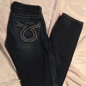 Big Star dark almost black rinse Sz 25R skinny